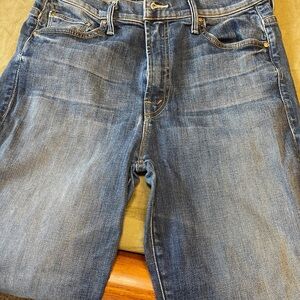 American Eagle Outfitters Blue Straight Jeans with Vintage Fading